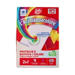 Grey L'Acchiappacolore Ravviva Colori 18 fogli