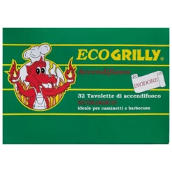 Grilly Accendifuoco 32 Tavolette Inodore