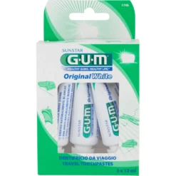 Gum Original White Dentifricio 12 ml 3 Pezzi