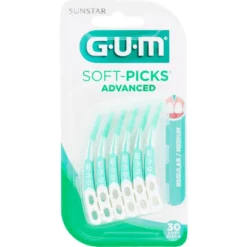 Gum Soft-Picks Advanced Regular/Medium 30 Pezzi