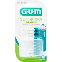 Gum Soft-Picks Original + Fluoruro Large 40 Pezzi