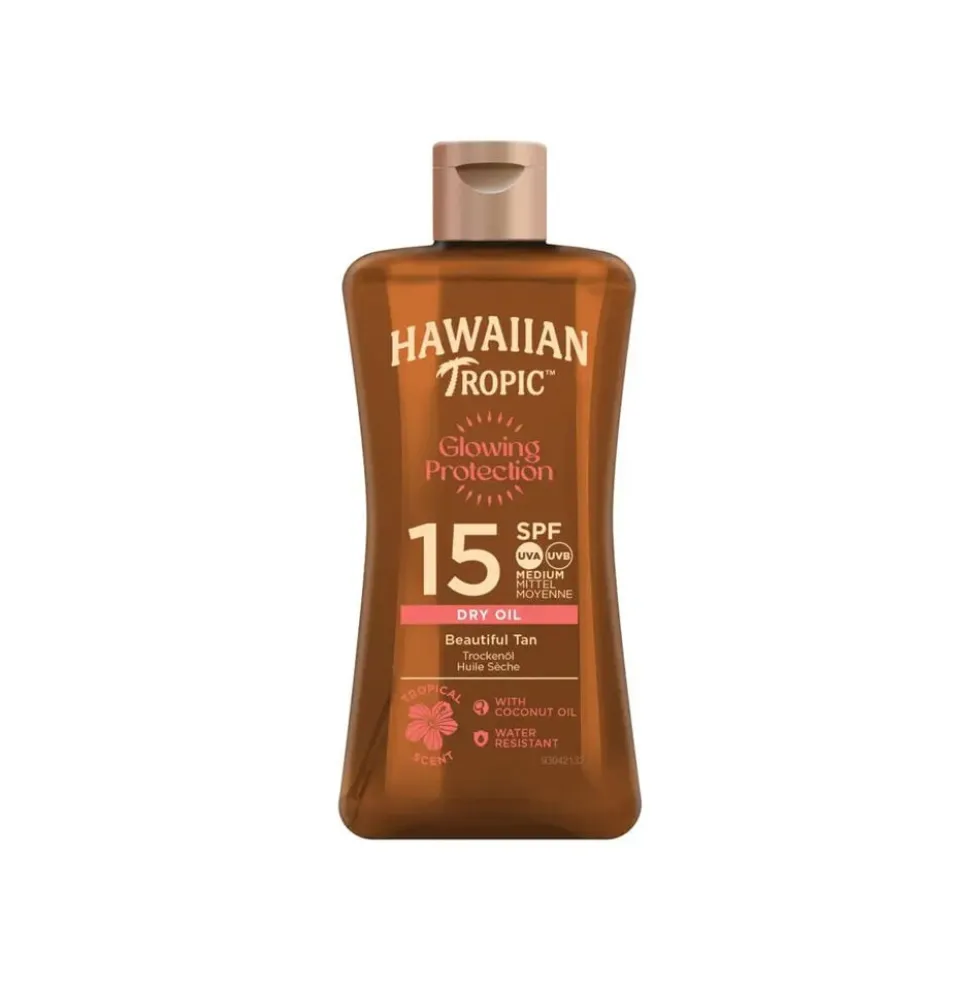 Hawaiian Tropic Glowing Protection Dry Oil SPF15 – 100 ml