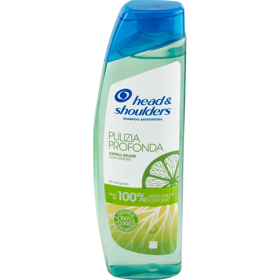 Head & Shoulders Shampoo Antiforfora Capelli Grassi Pulizia Profonda 250 ml