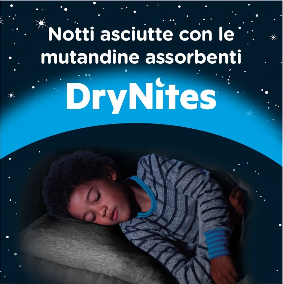 Huggies Drynites Mutandine Assorbenti per Bambino Taglia M (17-30 Kg) 10 Mutandine
