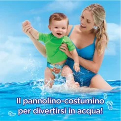 Huggies Little Swimmers Taglia 3-4 (7-15 kg) Confezione da 12 Pannolini Costumini