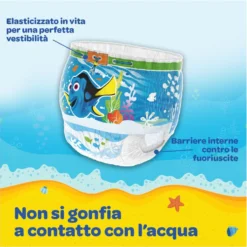 Huggies Little Swimmers Taglia 5-6 (12-18 kg) Confezione da 11 Pannolini Costumini