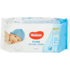 Huggies Pure Extra Care Wipes Salviettine 56 pz