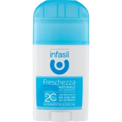 Infasil Freschezza Naturale Deodorante Stick con Emollienti 40 ml