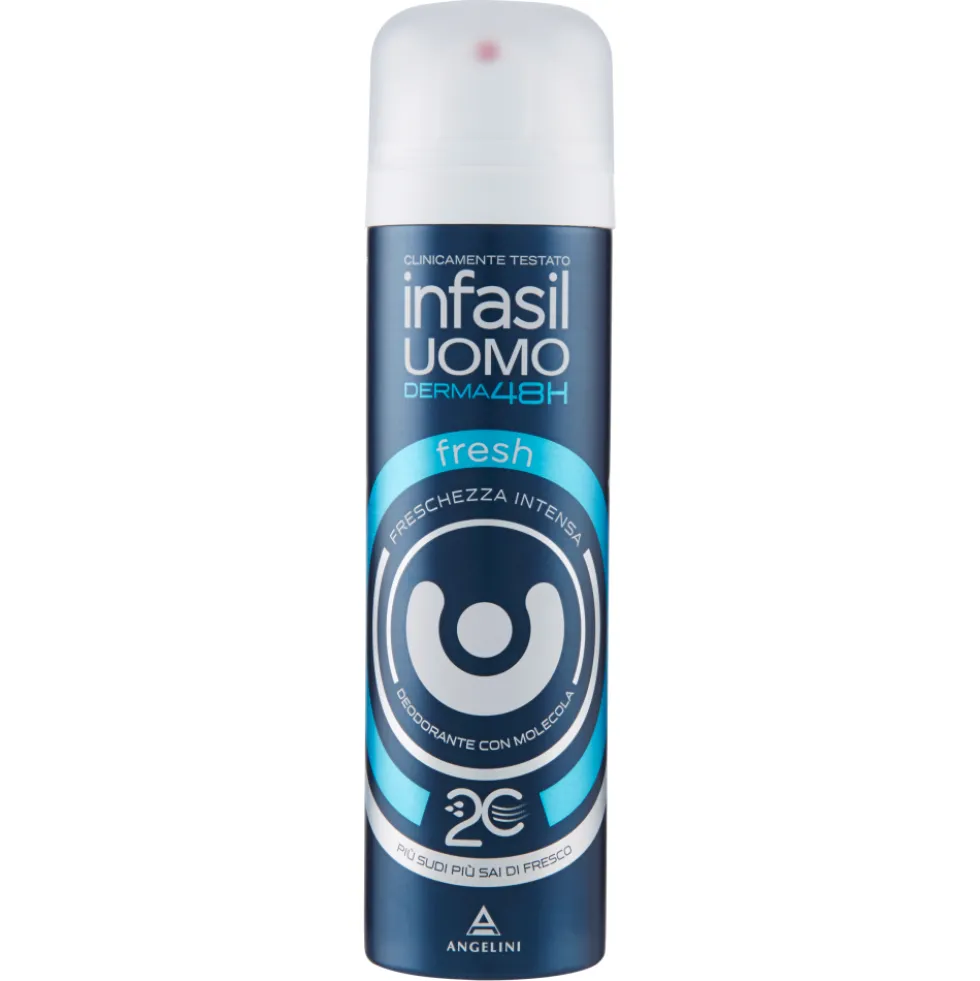 Infasil Uomo Derma48H Deodorante Spray Fresh 150 ml