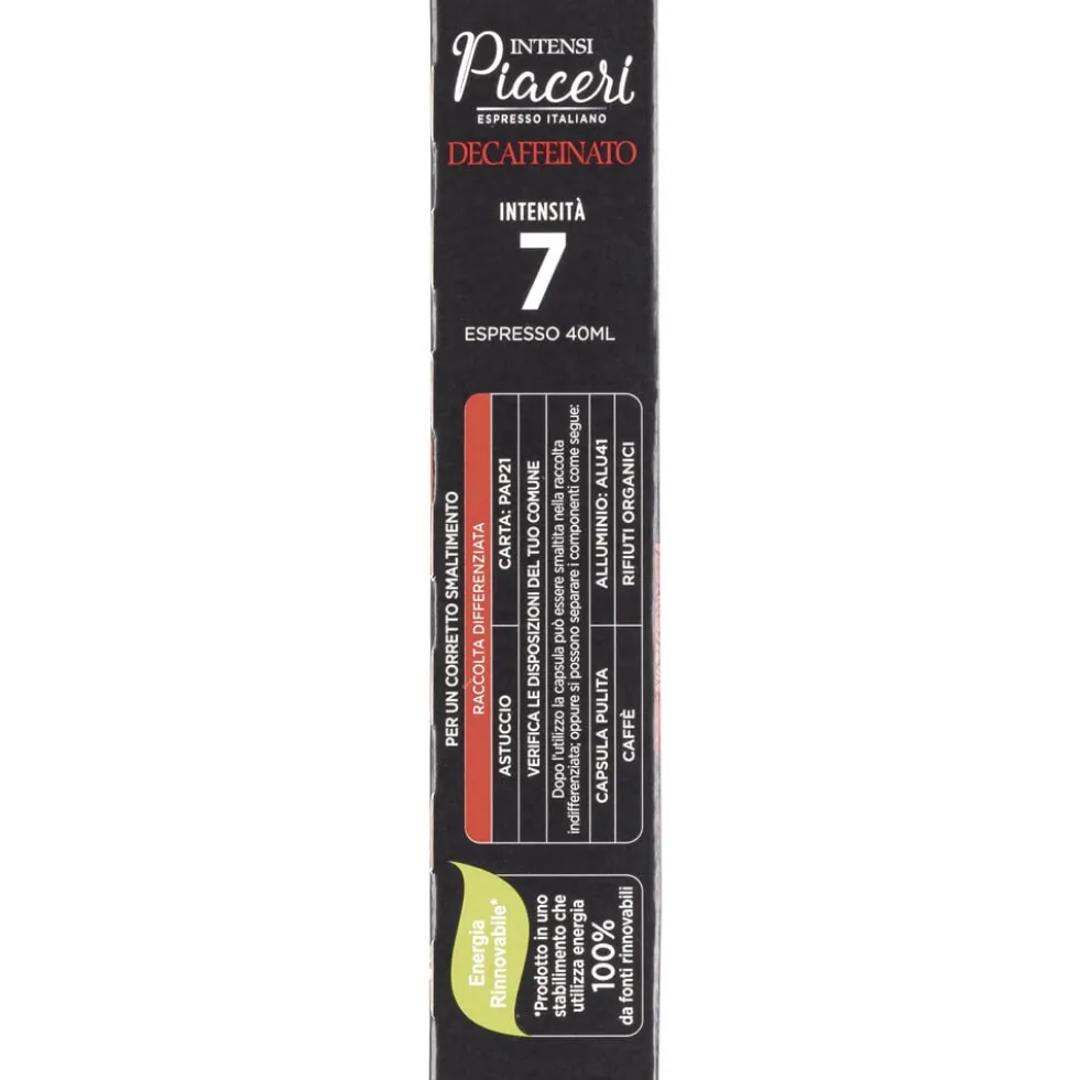 Intensi Piaceri Caffé Decaffeinato Intensità 7 10 Capsule