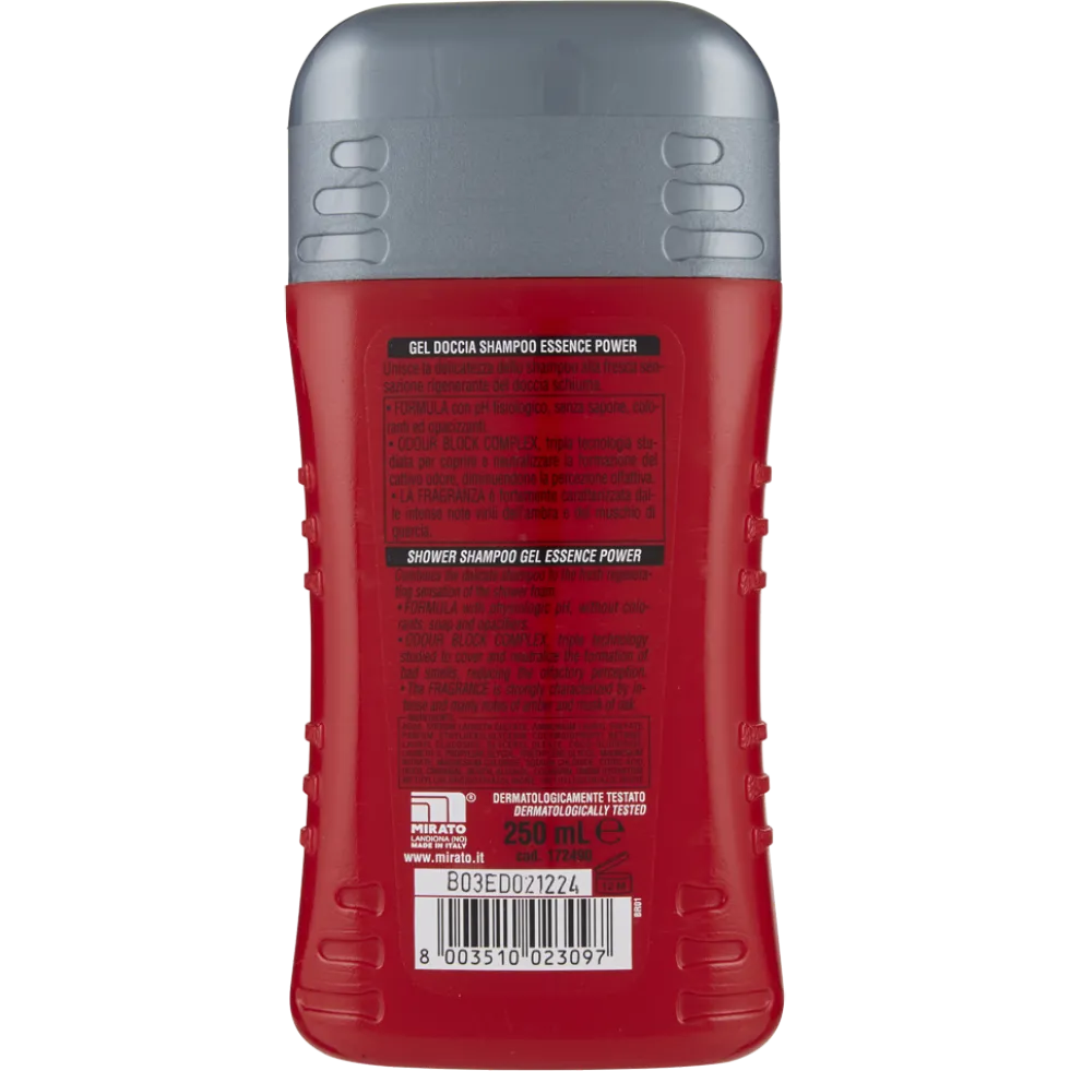 Intesa Pour Homme Gel Doccia Shampoo Rigenerante Essence Power 250 ml