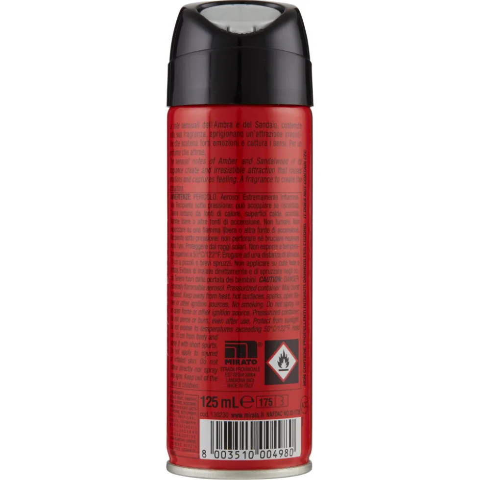 Intesa Sex Unisex Parfum Deodorant Ambra d'Arabia 125 ml