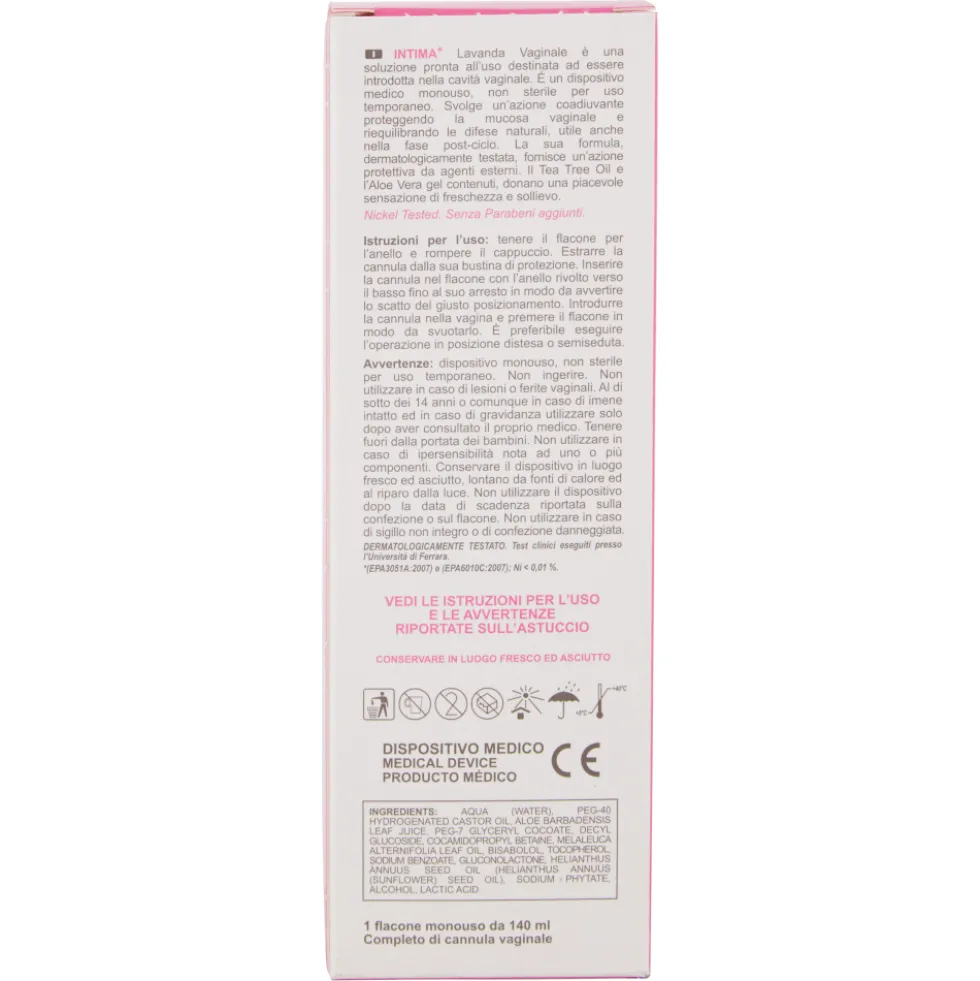 Intima⁺ Lavanda Vaginale pH 4,5 140 ml