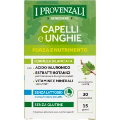 I Provenzali Benessere Capelli E Unghie Forza E Nutrimento 30 Compresse 24g
