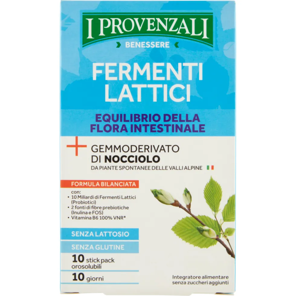 I Provenzali Benessere Fermenti Lattici Equilibrio Della Flora Intestinale 10 Stik Pack 20g
