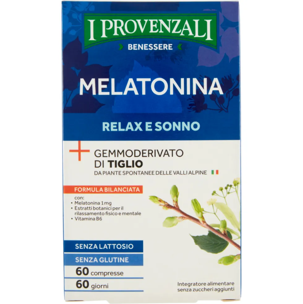 I Provenzali Benessere Melatonina Relax E Sonno 60 Compresse 10,8g