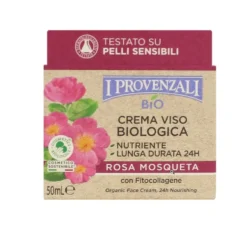 I Provenzali Bio Crema Viso Nutriente Biologica Rosa Mosqueta 50 ml