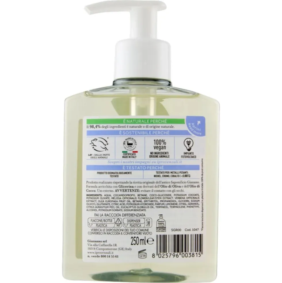 I Provenzali Sapone Liquido Marsiglia 250ml