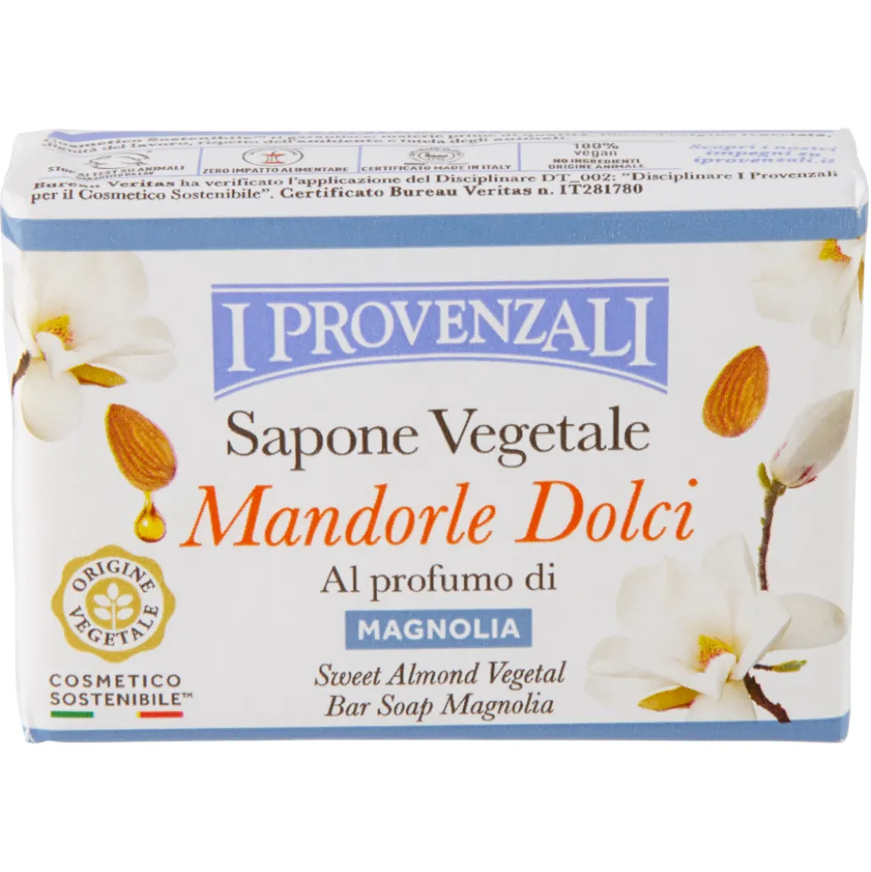 I Provenzali Sapone Vegetale Mandorle Dolci Profumazione Assortita 100g