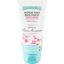 I Provenzali Scrub Viso Biologico Esfoliante all'Olio di Rosa Mosqueta 75 ml