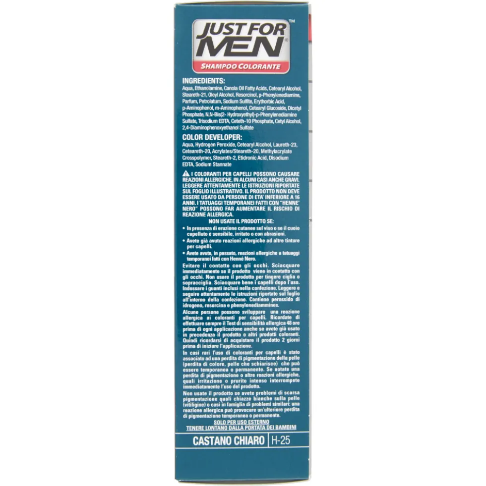 Just For Men Shampoo Colorante Castano Chiaro H-25