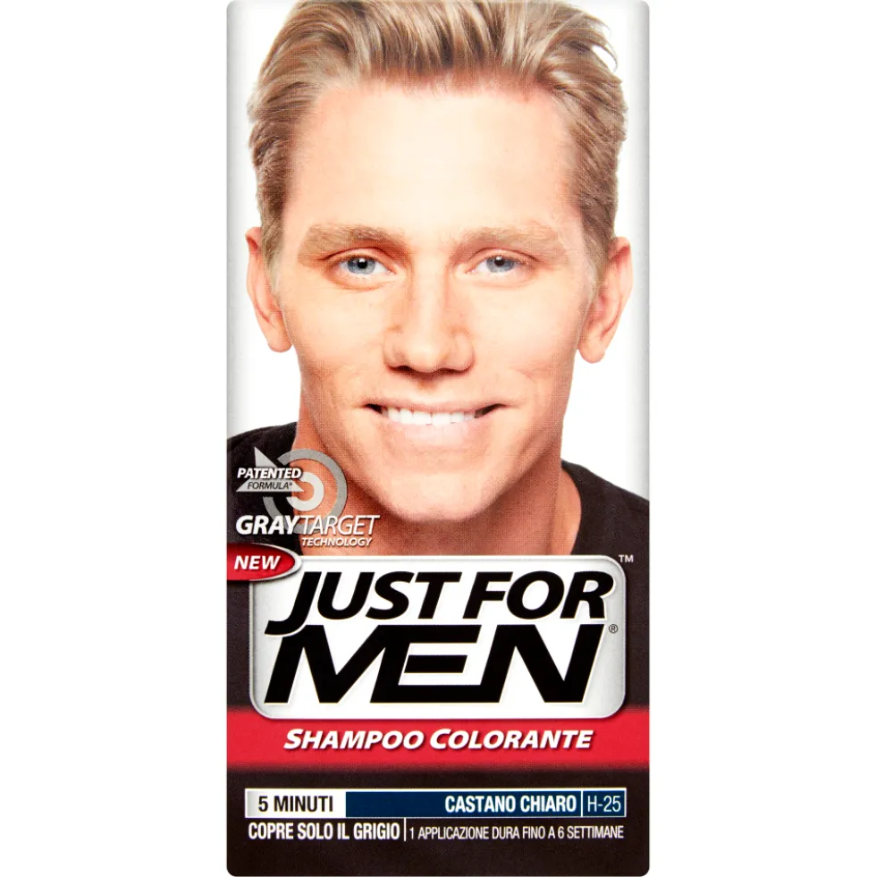 Just For Men Shampoo Colorante Castano Chiaro H-25