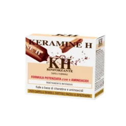 Keramine H Fascia Bianca Integratore per Capelli 10 Fiale x10 ml