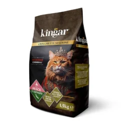 Kingar Cat Busta Crocchette 1,5Kg Pesce e Ortaggi
