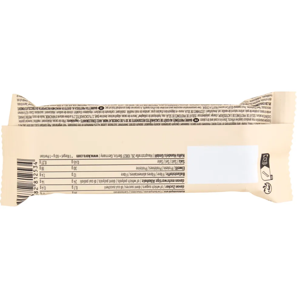 KoRo Crispy Protein Bar Peanut 60 g