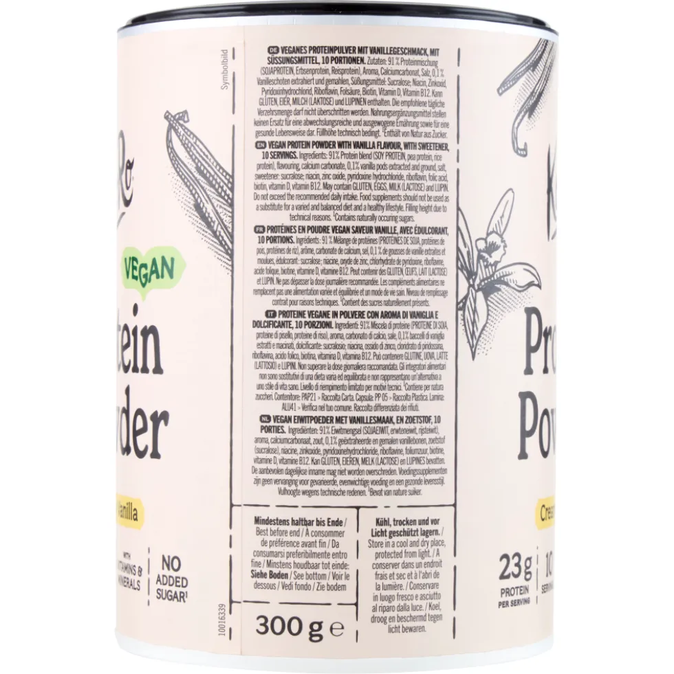 KoRo Vegan Protein Powder Creamy Vanilla 300 g