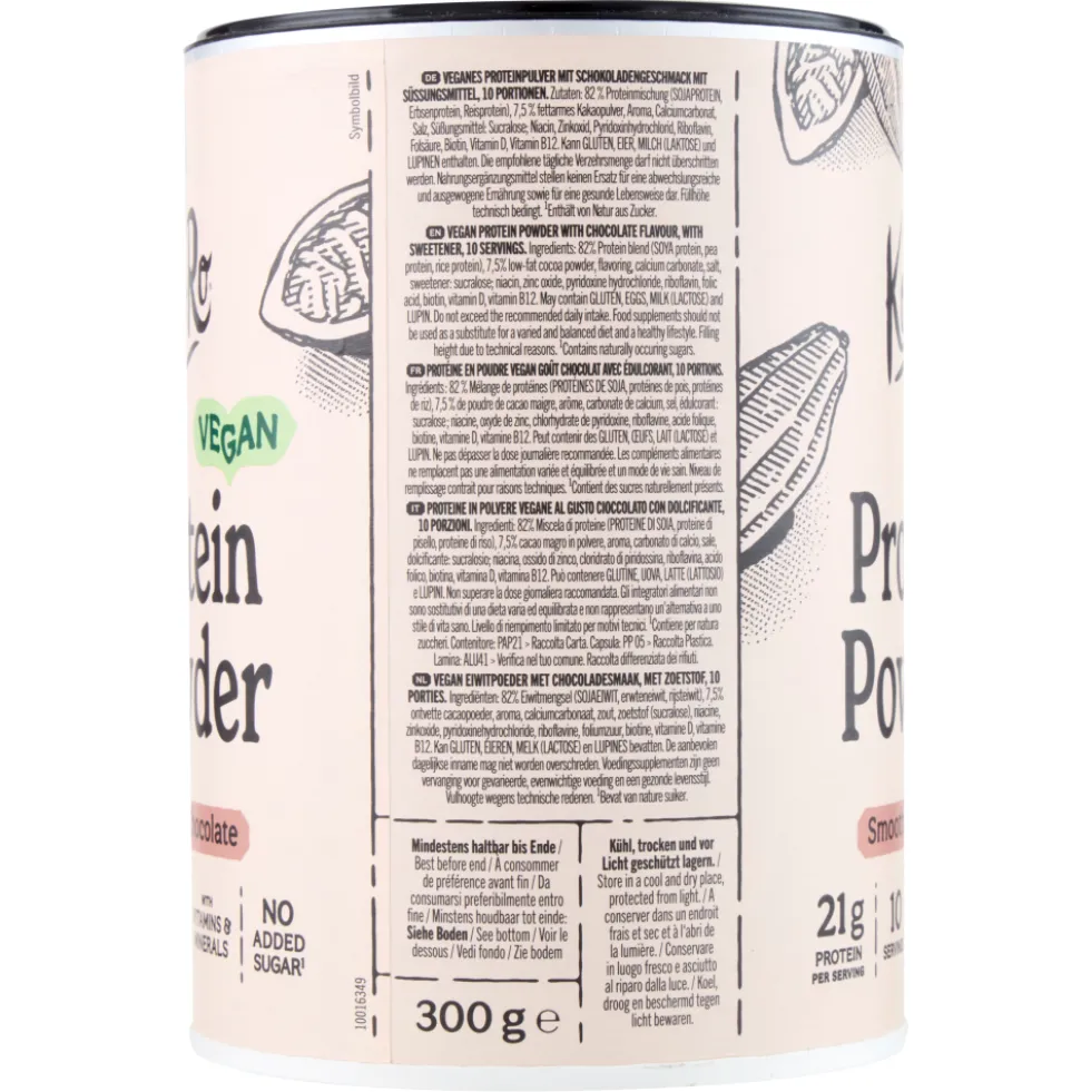 KoRo Vegan Protein Powder Smooth Chocolate 300 g