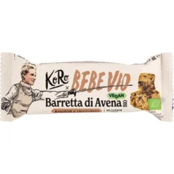 KoRo x Bebe Vio Vegan Barretta di Avena Bio Arachidi e Cioccolato 60 g