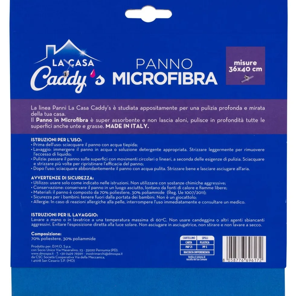 La Casa Caddy's Panno Microfibra 36x40 cm
