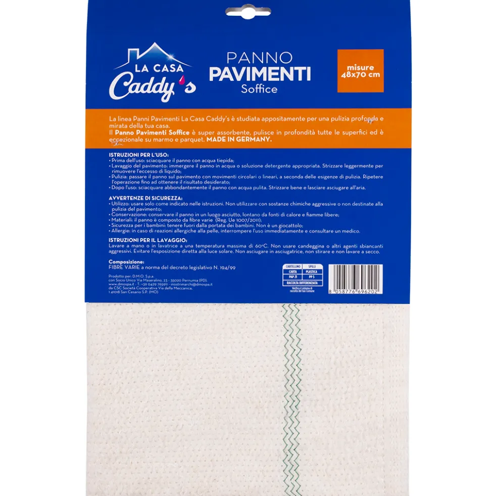 La Casa Caddy's Panno Pavimenti Cotone 48x70 cm