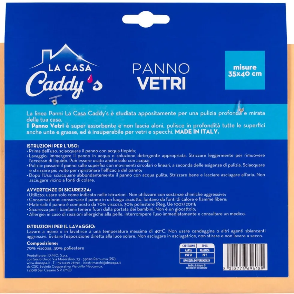 La Casa Caddy's Panno Vetri