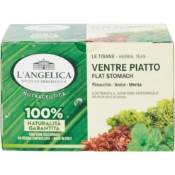 L'Angelica Nutraceutica le Tisane Ventre Piatto 20 Filtri 40 g