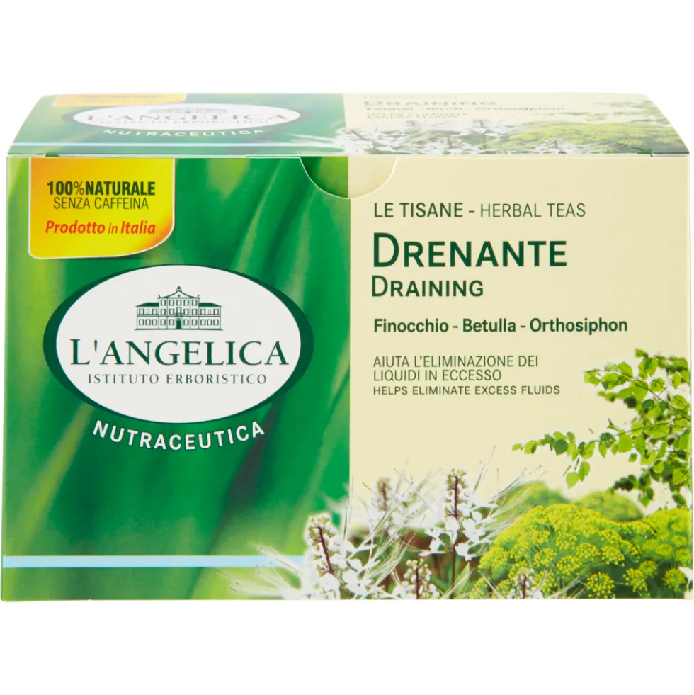 L'Angelica Nutraceutica le Tisane Drenante 20 Filtri 35 g