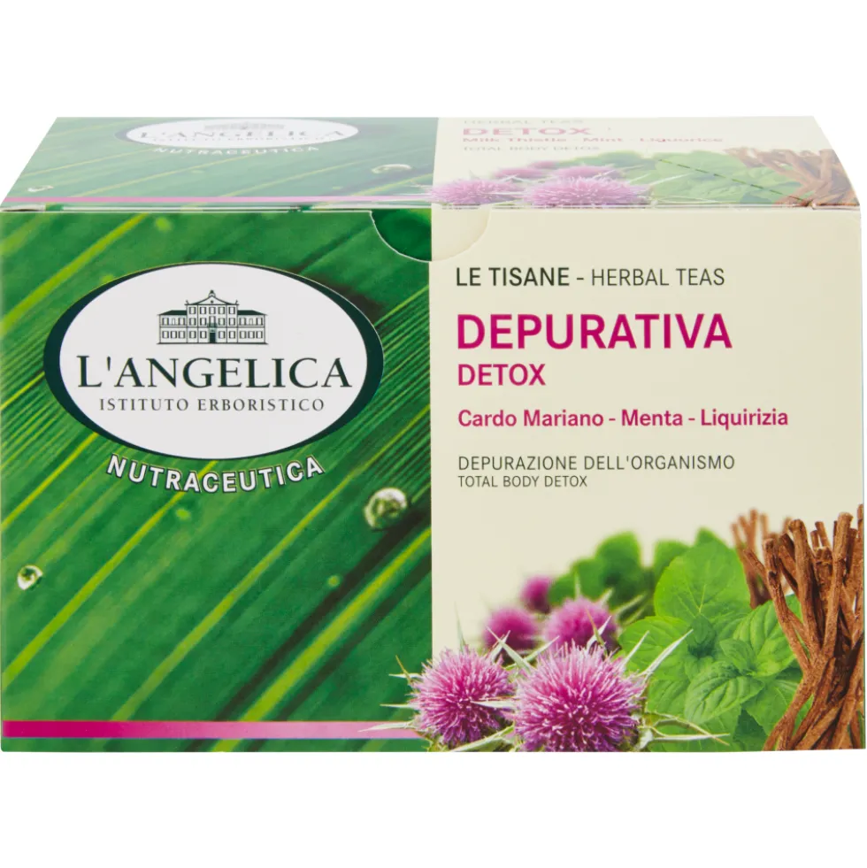 L'Angelica Nutraceutica le Tisane Depurativa Detox 20 Filtri 40 g