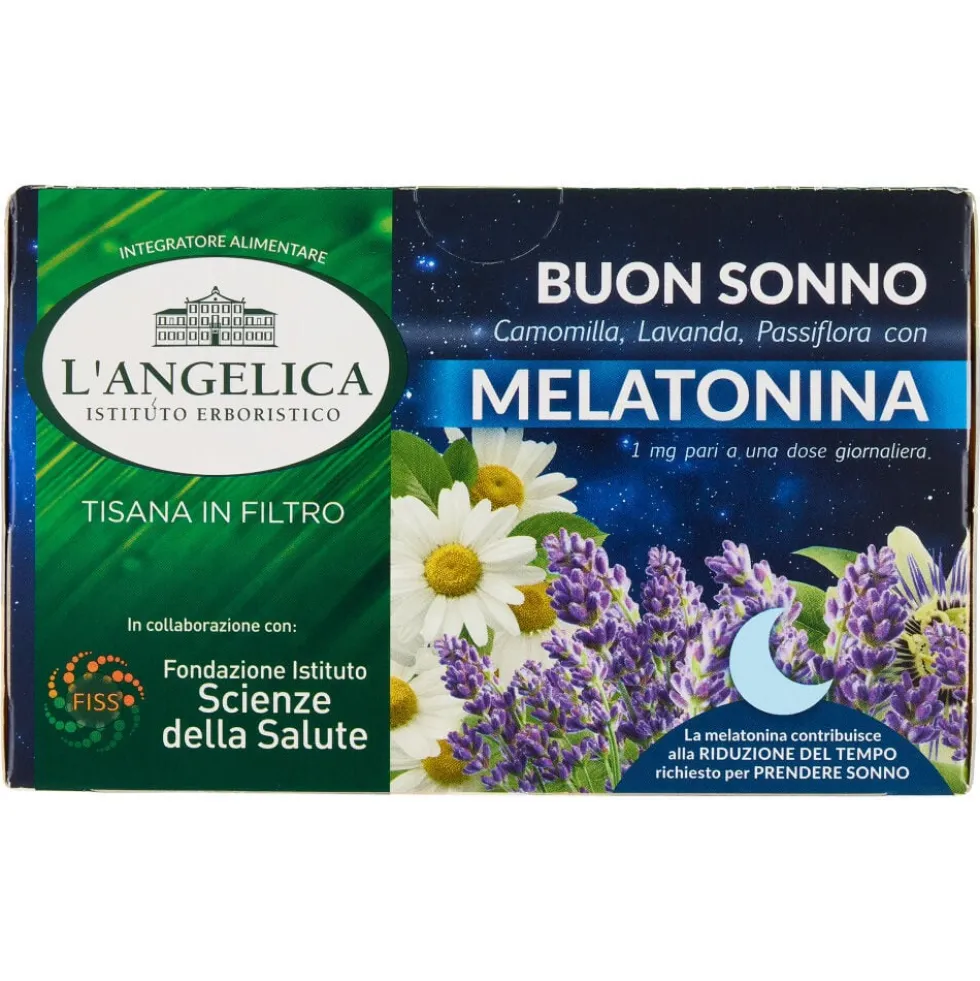 L'Angelica Tisana Buon Sonno con Melatonina x15