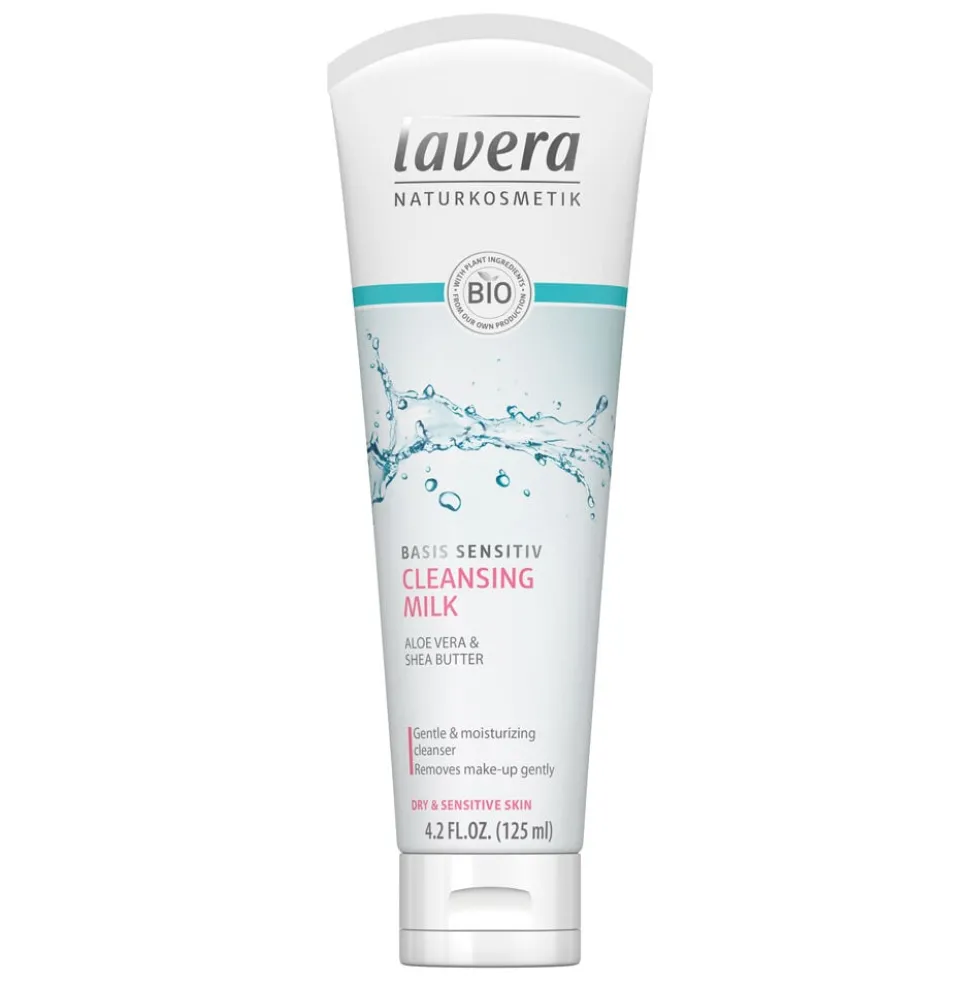 Lavera Basis Sensitiv Latte Detergente Viso 125 ml