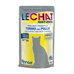 LeChat Natural Prelibati Pezzetti di Tonno con Pollo 80 g