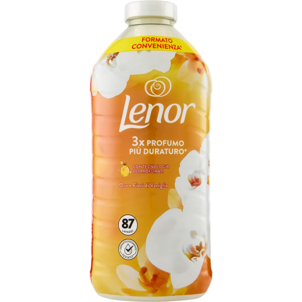 Lenor Ammorbidente Concentrato Oro e Fiori di Vaniglia 87 Lavaggi