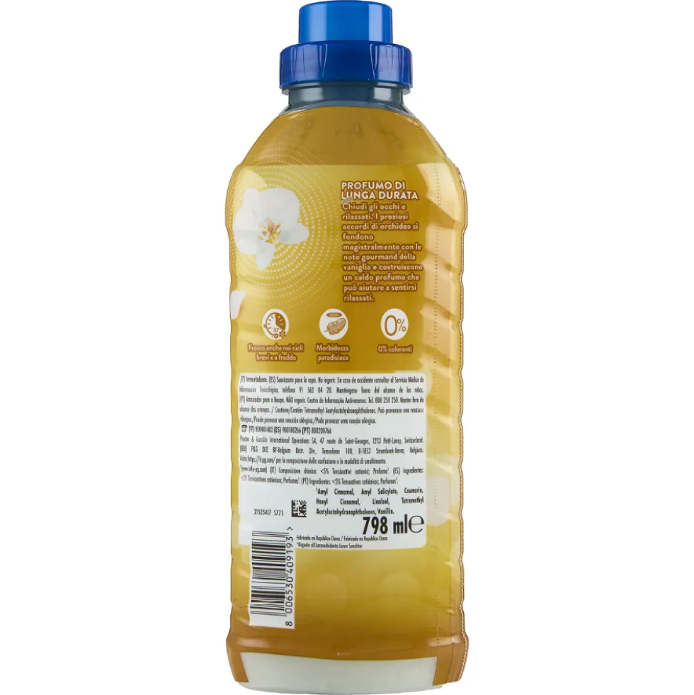 Lenor Ammorbidente Oro e Fiori di Vaniglia 38 Lavaggi