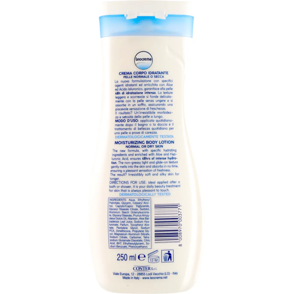 Leocrema Crema Corpo Idratante 250 ml