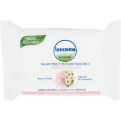 Leocrema Natural Salviettine Struccanti Idratanti 20 pz