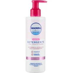 Leocrema Skincare Latte Detergente Viso, Occhi e Labbra 250 ml