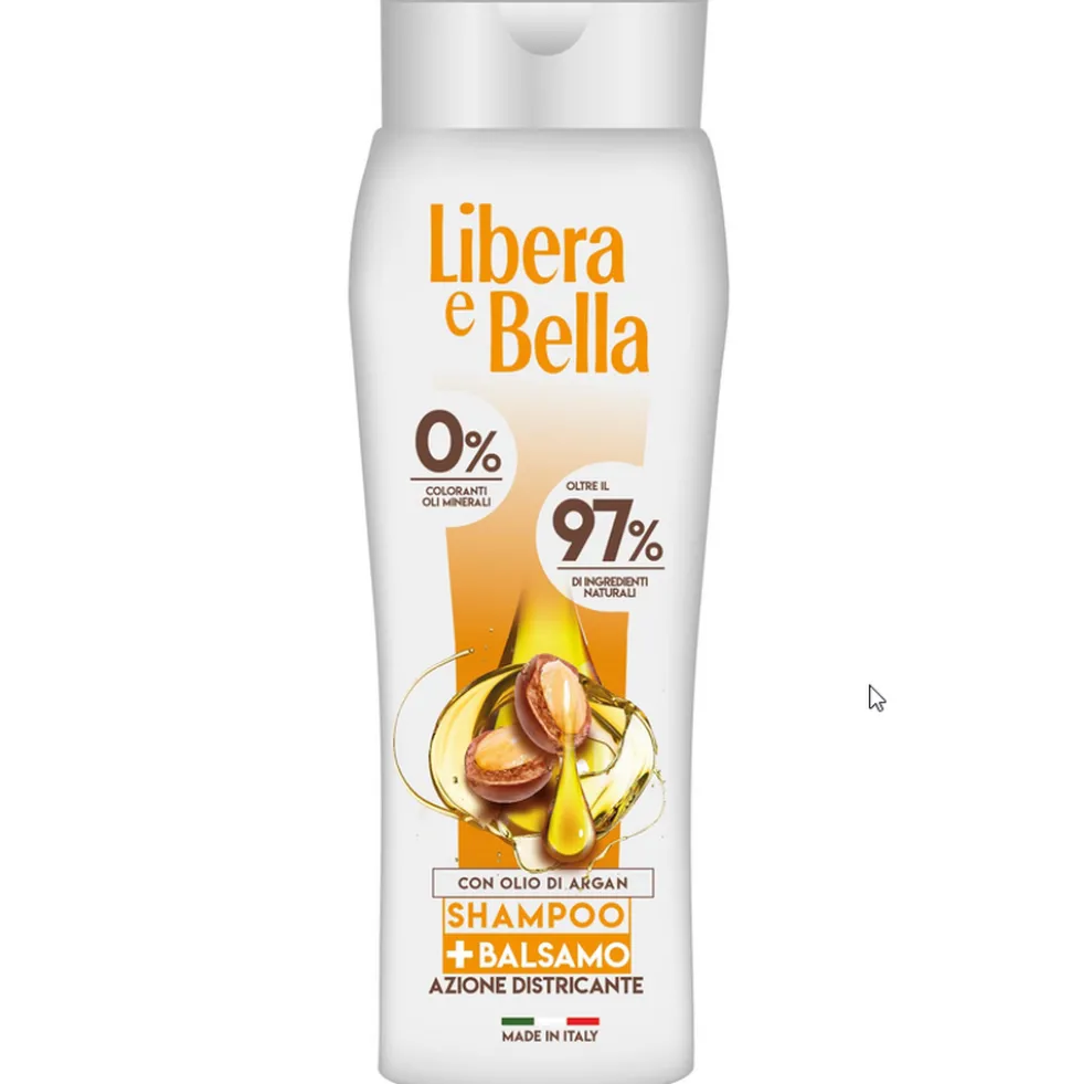 Libera e Bella Shampoo e Balsamo 2 in 1 Olio di Argan 300ml