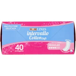 Lines Intervallo Cotton Soft Regular Disteso 40 Proteggislip
