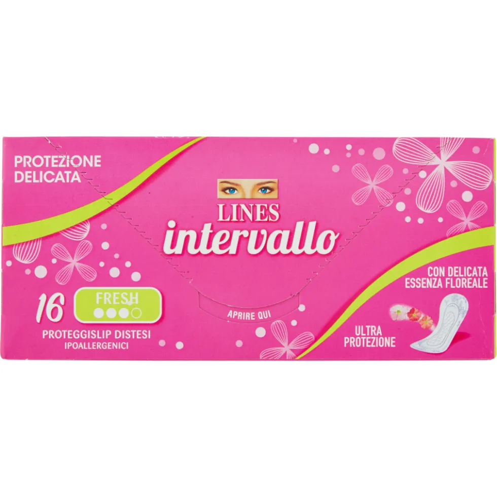 Lines Intervallo Fresh Disteso 16 ProteggiSlip