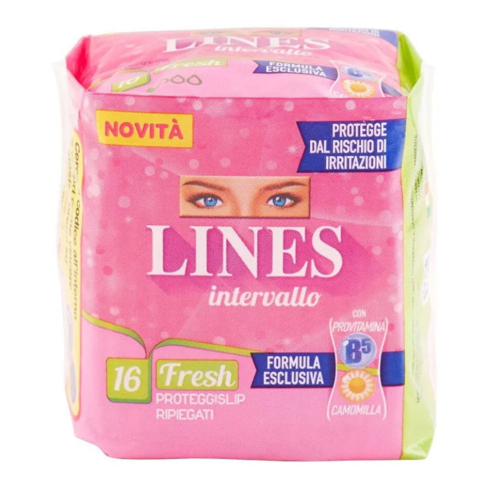 Lines Intervallo Fresh Ripiegato 16 Proteggislip